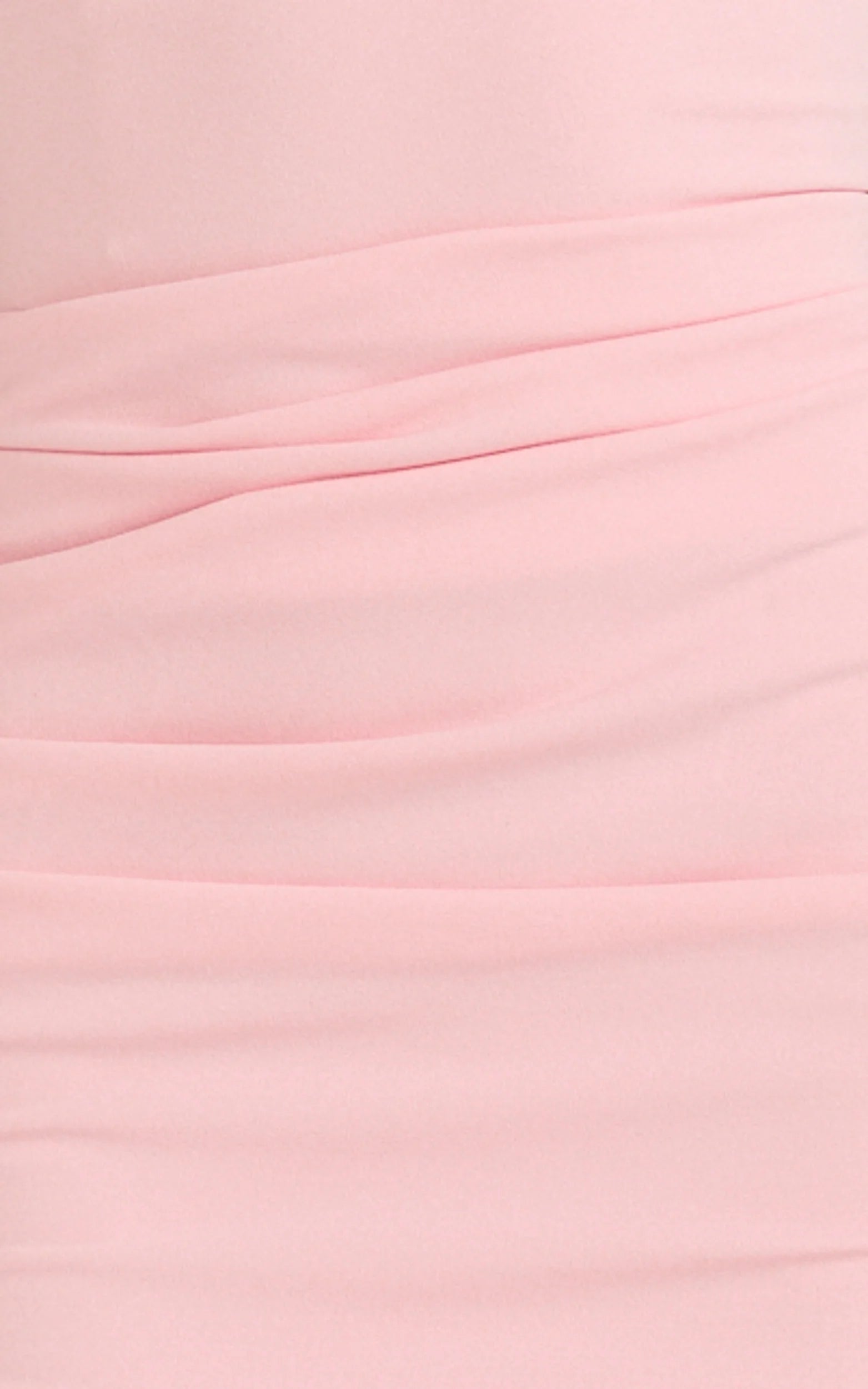 Lani Midi Dress - Scooped Neckline Draped Skirt Halter Dress in Pink