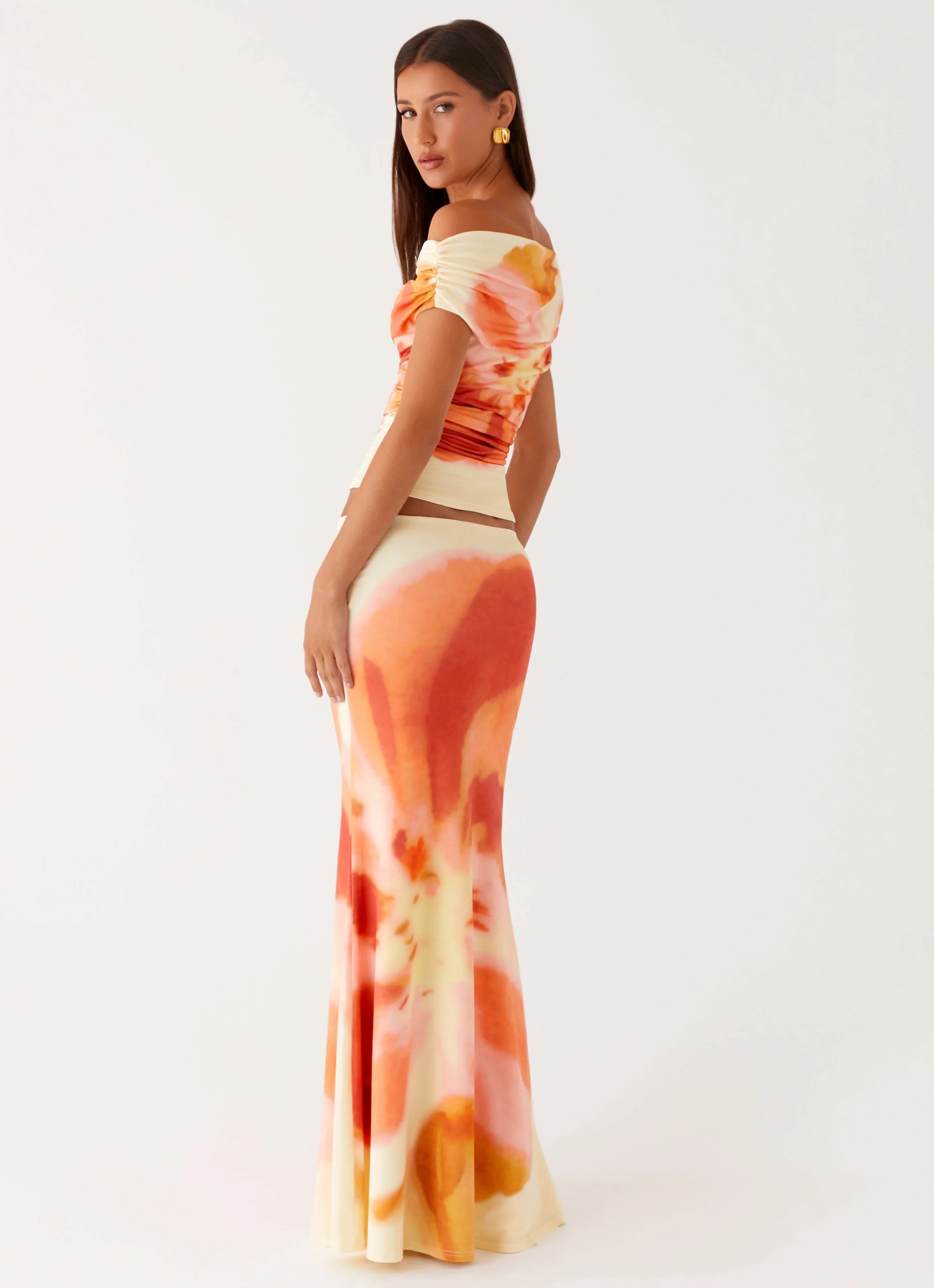 Moka Maxi Skirt - Mimosa Blossom